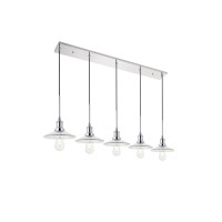 Waltz 5 Light Chrome Pendant