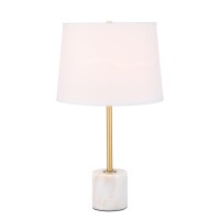 Kira 1 Light Brass Table Lamp