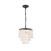 Selene 1 Light Black Pendant