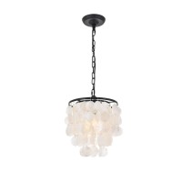 Selene 1 Light Black Pendant