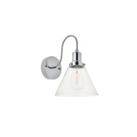 Histoire 1 Light Chrome Wall Sconce