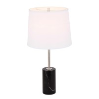 Laurent 1 Light Polished Nickel Table Lamp