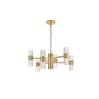 Vega 13 Light Gold Led Pendant