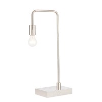 Marceline 1 Light Polished Nickel Table Lamp