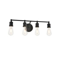 Serif 4 Light Black Wall Sconce