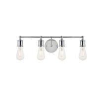 Serif 4 Light Chrome Wall Sconce