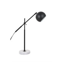 Aperture 1 Light Black Table Lamp