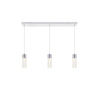 Constellation 3 Light Chrome Led Pendant