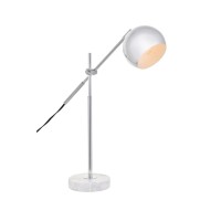 Aperture 1 Light Chrome Table Lamp