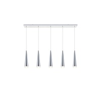 Fantasia 5 Light Chrome Led Pendant