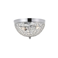 Taye 2 Light Chrome Flush Mount