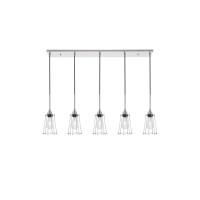 Auspice 5 Light Chrome Pendant