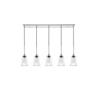 Auspice 5 Light Chrome Pendant