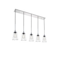 Auspice 5 Light Chrome Pendant