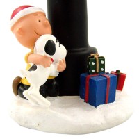 Roman The Peanuts Charlie Brown And Snoopy Flicker Night Light, 8 1/4 Inch