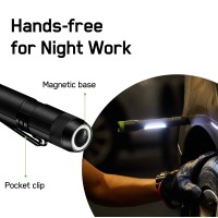 Gp Led Torch Led Flashlight & Inspection Light Adjustable Focus Handheld Flashlight Super Bright 180 Lumens Pocket Torch Zoomable And Waterproof Camping Outdoor Torch Batteries Included