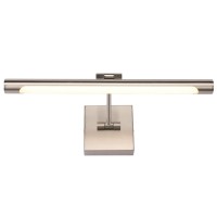 Joosenhouse Single Arm Led Picture Lights 16.53 Inch, Full Metal Artwork Lamp With Rotatable Sconces Lamp Head, 9W (45W Eqv.), Hardwired Connection, 3000K Warm White 560Lm, Brushed Nickel Finish