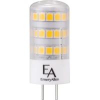 Emeryallen Ea-Gy6.35-4.0W-001-409F Dimmable Miniature Bi-Pin Base Led Light Bulb, 12V Ac/Dc-4Watt (50W Equivalent) 425 Lumens, 4000K, 1 Pcs