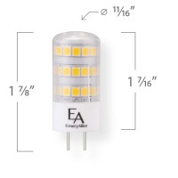 Emeryallen Ea-Gy6.35-4.0W-001-409F Dimmable Miniature Bi-Pin Base Led Light Bulb, 12V Ac/Dc-4Watt (50W Equivalent) 425 Lumens, 4000K, 1 Pcs