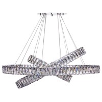 Crystal Elegance Chandelier Integrated Led, Dimmable, 3 Ovals(D0102Hge4Hw)