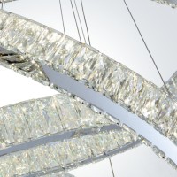 Crystal Elegance Chandelier Integrated Led, Dimmable, 3 Ovals(D0102Hge4Hw)