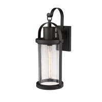 Z-Lite 569B-Bk 1 Light Outdoor Wall Sconce, Black