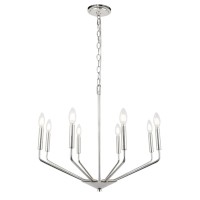 Enzo 8 Light Chrome Pendant