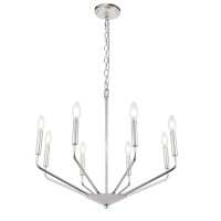 Enzo 8 Light Chrome Pendant