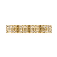 Ollie 4 Light Brass And Clear Crystals Wall Sconce