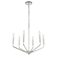 Enzo 6 Light Chrome Pendant