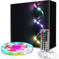 Led Strip Lights 164Ft 5M Flexible Color Changing Rgb Led Light Strip 5050 174Leds Led Tape Lights Kit