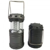 Great for camping emergencies and general use this convenient 30 LED Camping Lantern can be taken anywhere to light the way Compact slideopen design features a bright 30LED light and folding metal handles Longlife LED lights last for nearly 100000 hours L