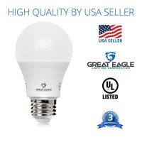 Great Eagle Lighting Corporation 100W Equivalent Led Light Bulb A19 5000K Daylight Non-Dimmable Ul Listed (6 Pack)