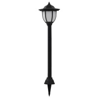 Vidaxl Outdoor Solar Lamps 3 Pcs Led Black