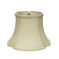 Slant Inverted Corner Oval Softback Lampshade With Washer Fitter, Egg