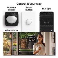 Philips Hue Discover Outdoor White & Color Ambiance Smart Floodlight (Hue Hub Required, Smart Light Works With Alexa, Apple Homekit And Google Assistant)