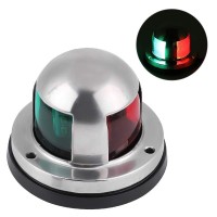 Acelane Boat Led Navigation Lights Marine Red & Green Sidelights Sailing Signal Lights Stainless Steel 12V Ip65 Waterproof Boating Fishing Yacht Pontoons Chandlery Boat Skeeter (Navigation Light 01)