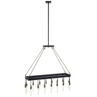 Modway Demarcate Modern Farmhouse 16-Light Ceiling Pendant Chandelier