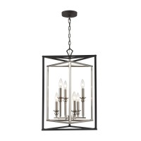 Salinger 6-Light Pendant In Charcoal