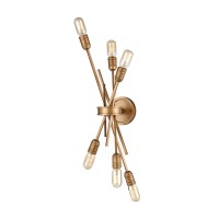 Xenia 6-Light Sconce In Matte Gold