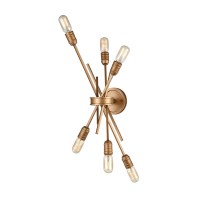 Xenia 6-Light Sconce In Matte Gold