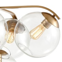 Collective 28'' Wide 5-Light Chandelier - Satin Brass