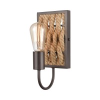 Weaverton 1-Light Vanity Light In Oil Rubbed Bronze