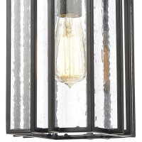 Elk Home 46693/1 Radnor 8'' Wide 1-Light Outdoor Pendant In Matte Black