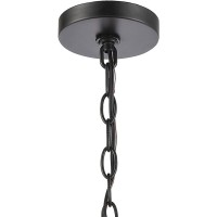 Elk Home 46693/1 Radnor 8'' Wide 1-Light Outdoor Pendant In Matte Black