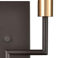 Congruency 8'' High 2-Light Sconce - Oil Rubbed Bronze