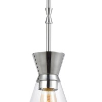 Modley 6'' Wide 1-Light Mini Pendant - Polished Chrome