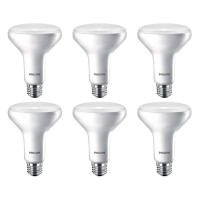 Philips Led Flicker-Free Br30 Light Bulb, Eyecomfort Technology, Non-Dimmable, 650 Lumen, Daylight (5000K), 9W=65W, E26 Base, 6-Pack