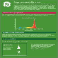 Ge Grow Led Light Bulb For Plants Flowers And Fruiting With Advanced Red Light Spectrum, Par38 Outdoor Floodlight (1 Pack)