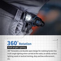 Nextorch Tactical Flashlight Holster 360 Rotation Compatible Holder Small Size Flashlight Of Bottom Diameter Only For 26-29Mm Head Diameter Flashlight